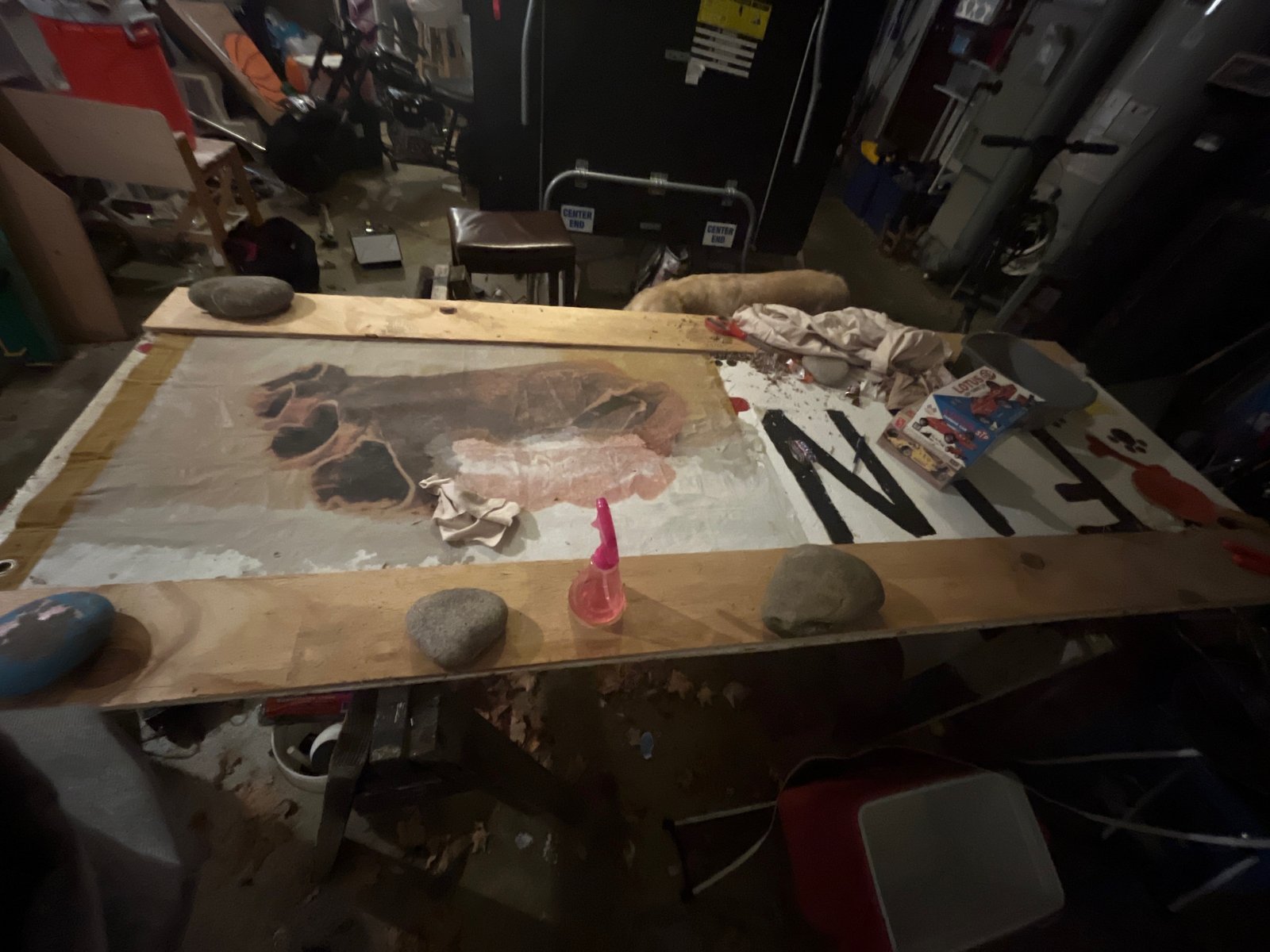 Tapestry of Labor — process photo